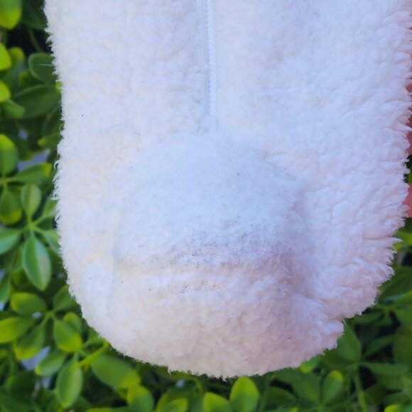 3-6 mths Baby Polar Bear fuzzy Sherpa Bunting One-piece Snowsuit - Picture 5 of 5